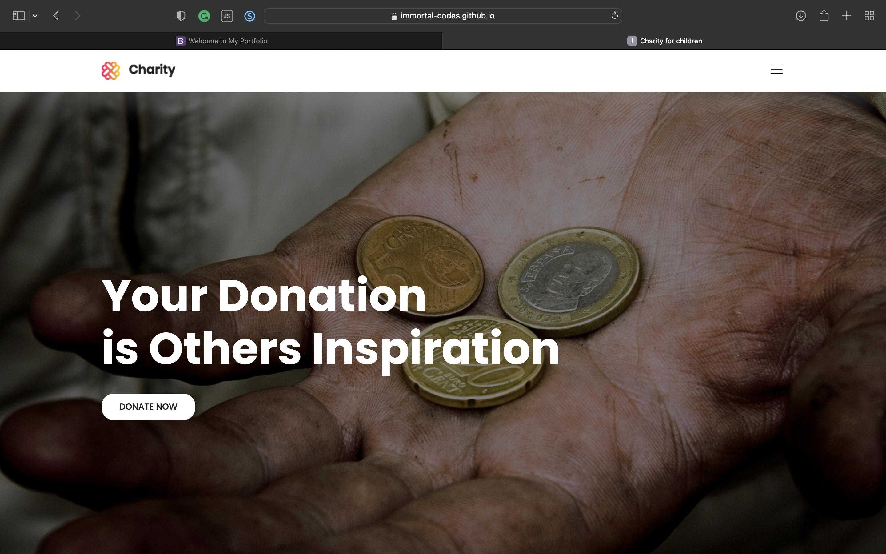 tribute page